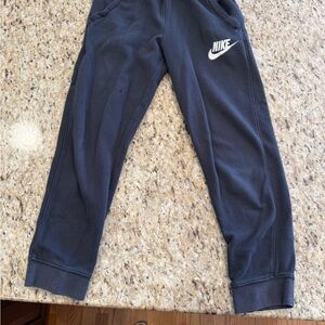 Nike Black Jogger Sweatpants with Tapered Leg